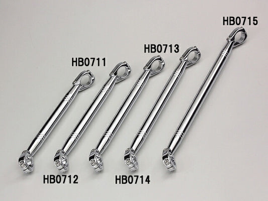 Handle Brace, Extra Thick Type, for 1-inch Handle, X-Size, All Chrome Plated