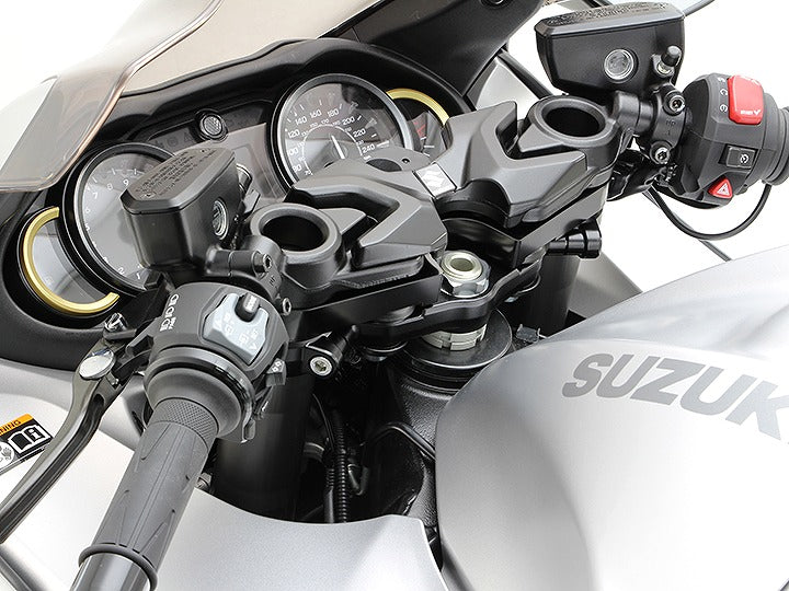 ハンドルアップスペーサーH21 ブラックアルマイト ハヤブサ1300