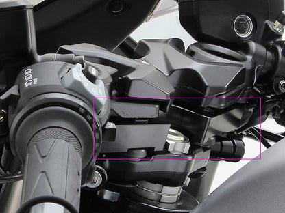 ハンドルアップスペーサーH21 ブラックアルマイト ハヤブサ1300