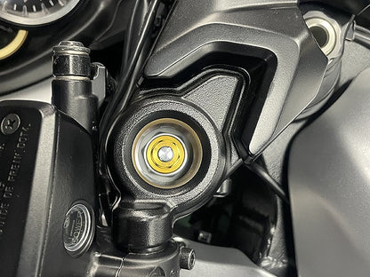 ハンドルアップスペーサーH21 ブラックアルマイト ハヤブサ1300