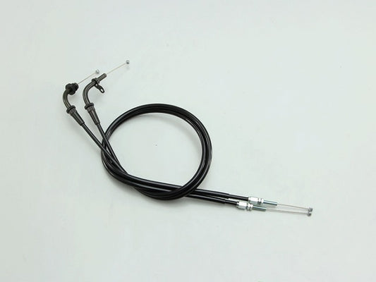 スロットルケーブル W ブラック 適合純正品番 引き 58300-46D00/戻し 58300-46D10 GSX400S刀(GK77A)