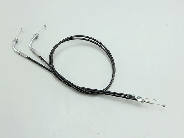 Throttle Cable W 2-piece Set Black Compatible with OEM Part Numbers Pull 54012-1027/Return 54012-1028 KZ1300