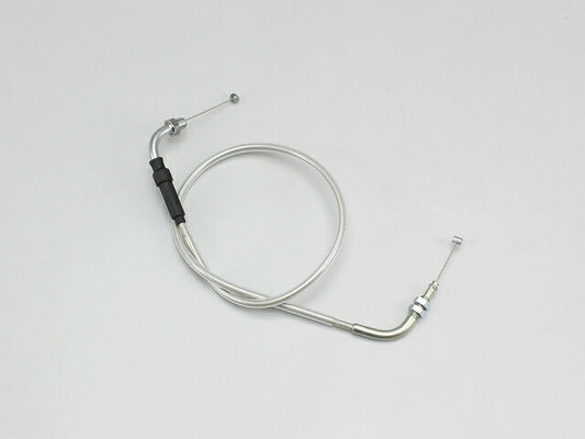 スロットルケーブル ステンメッシュ モンキー(FI:AB27-1900001-) 100mmロング