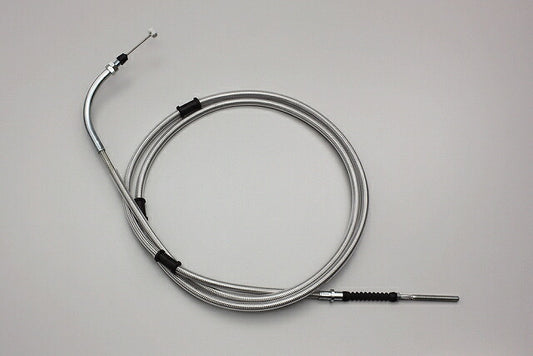 Parking Brake Cable Stainless Mesh For Forza X/Z ('04-'07 MF08) 140mm Longer