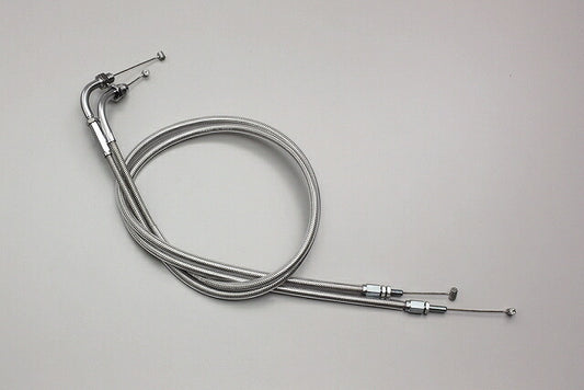 スロットルケーブル W ステンメッシュ CB400SF/SB.('08-'11 VTEC Revo:NC42) 150mmロング