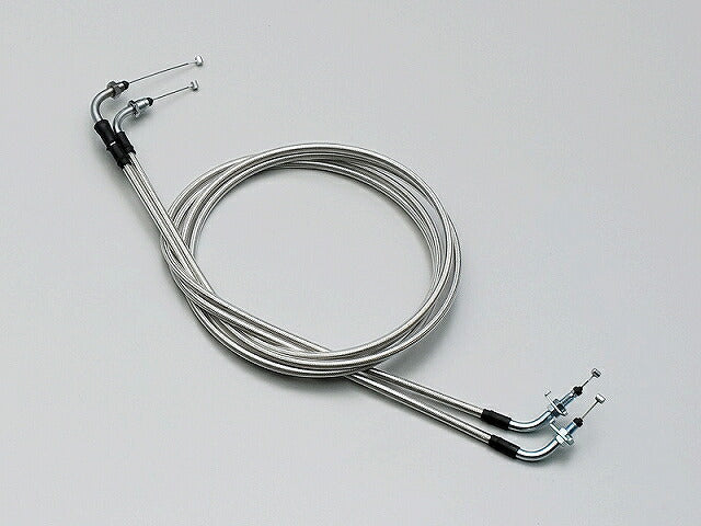 スロットルケーブル W ステンメッシュ フォルツァX/Z('04-'07 MF08) 100mmロング