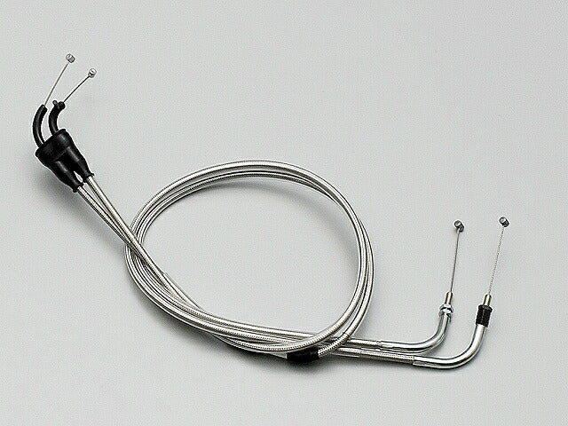スロットルケーブル W ステンメッシュ XJR400R('01-'07) 150mmロング
