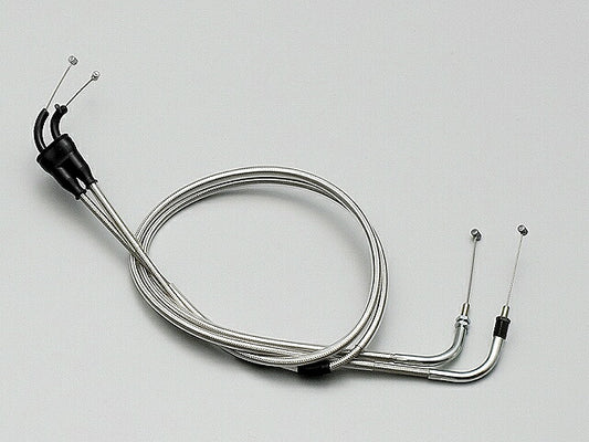 スロットルケーブル W ステンメッシュ XJR400R('01-'07) 150mmロング