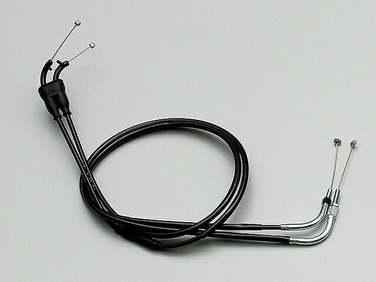 スロットルケーブル W ブラック XJR1300('00-'11 RP03J/17J) 150mmロング