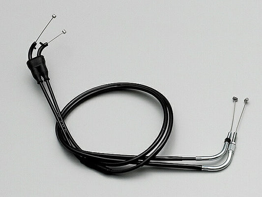 スロットルケーブル W ブラック XJR1300(-'99 RP01J).XJR1200/R 150mmロング