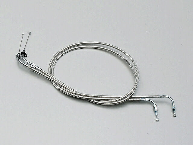 スロットルケーブル W ステンメッシュ ドラッグスター1100 200mmロング