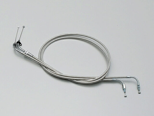 Throttle Cable W Stainless Mesh DragStar 1100 200mm longer