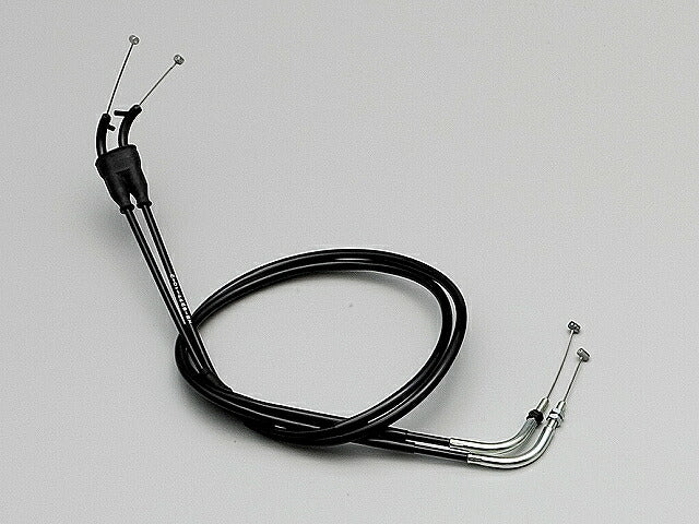 スロットルケーブル W ブラック XJR400R('98-'00) 100mmロング