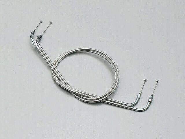 スロットルケーブル W ステンメッシュ ドラッグスター250('08-'10 VG05J) 180mm