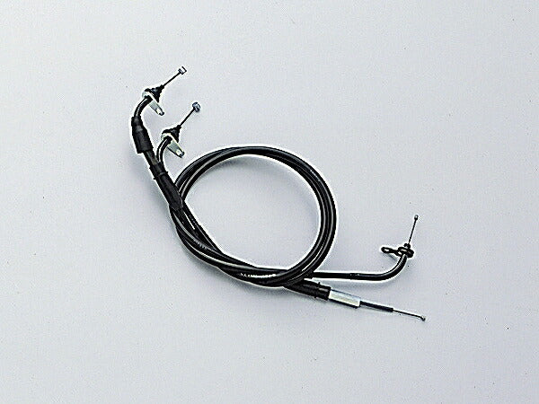スロットルケーブル W ブラック YB-1フォア 150mmロング