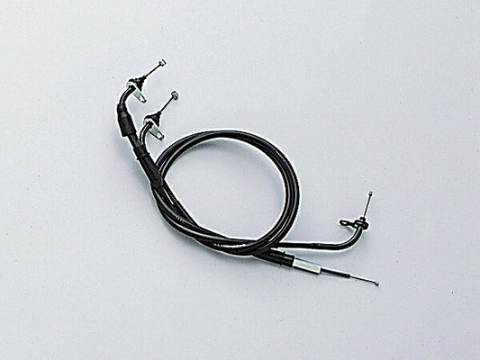 スロットルケーブル W ブラック YB-1フォア 150mmロング