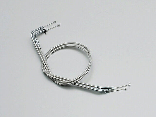 Throttle Cable W Stainless Mesh XV1600 Road Star 50mm Longer