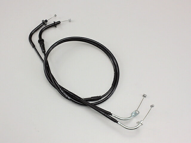 スロットルケーブル W ブラック ドラッグスター400('10- FI車) 120mmロング