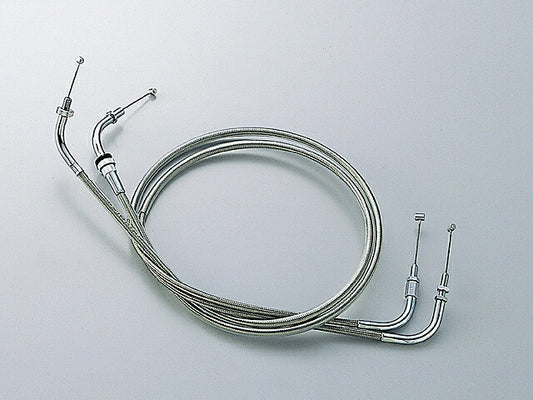 Throttle Cable W Stainless Mesh DragStar400 ('00-'08) 120mm Long