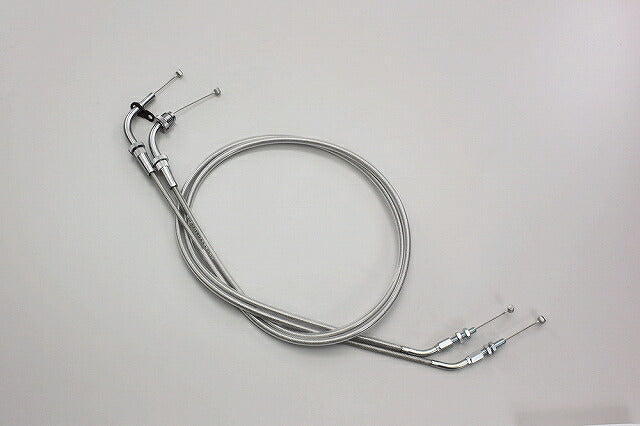 スロットルケーブル W ステンメッシュ バンバン200('08:NH42A) 150mmロング
