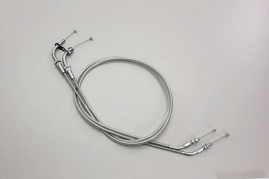 スロットルケーブル W ステンメッシュ バンバン200('08:NH42A) 150mmロング