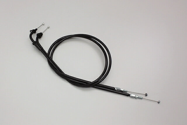 スロットルケーブル W ブラック ST250E('08 FI車) 150mmロング