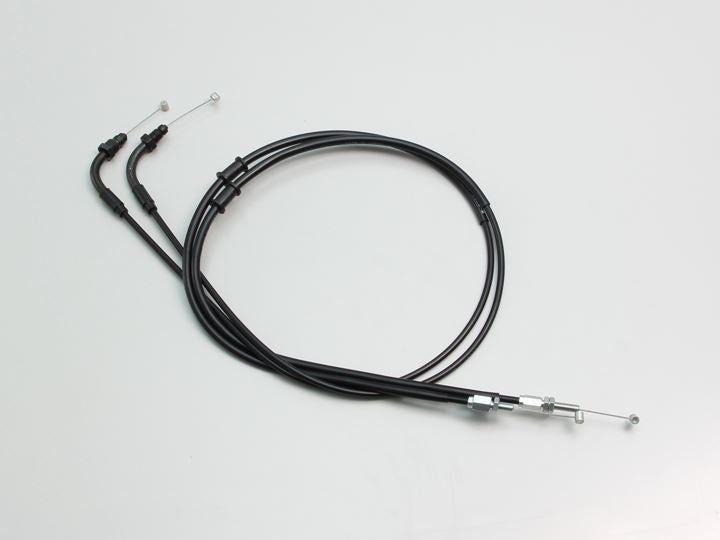 ロングスロットルケーブルＷ ブラック 300mmロング/アウター長 1100/1085mm モンキー125
