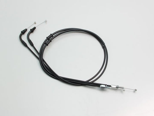 ロングスロットルケーブルＷ ブラック 300mmロング/アウター長 1100/1085mm モンキー125
