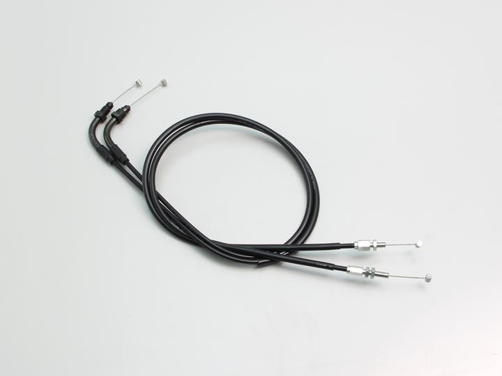 ロングスロットルケーブルＷ ブラック 100mmロング/アウター長 910/895mm グロム