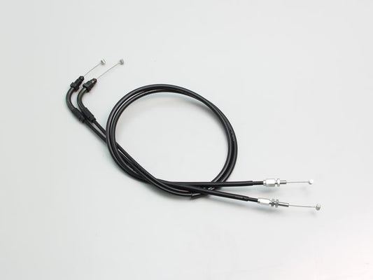 ロングスロットルケーブルＷ ブラック 100mmロング/アウター長 910/895mm グロム