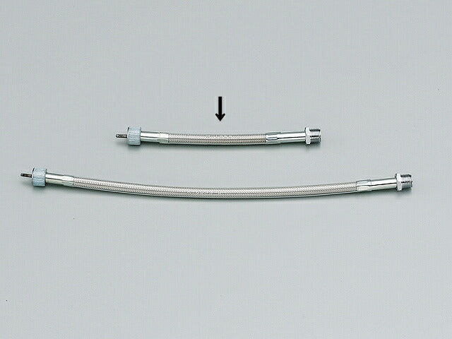 延長メーターケーブル ステンメッシュ 150mmロング ジョイントネジM12×P1.0 汎用