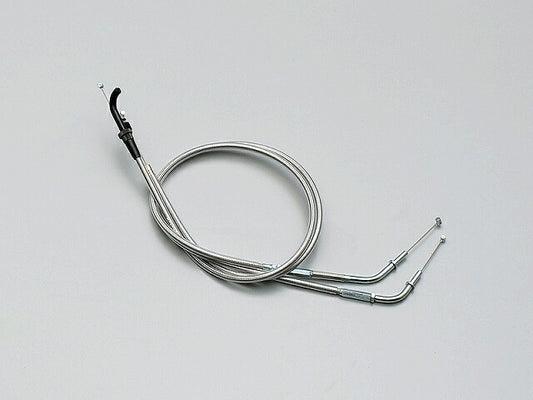 スロットルケーブル W ステンメッシュ ZRX400/II 100mmロング