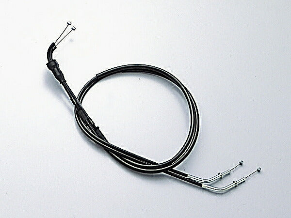 スロットルケーブル W ブラック 250TR(-'06 キャブ車) 120mmロング