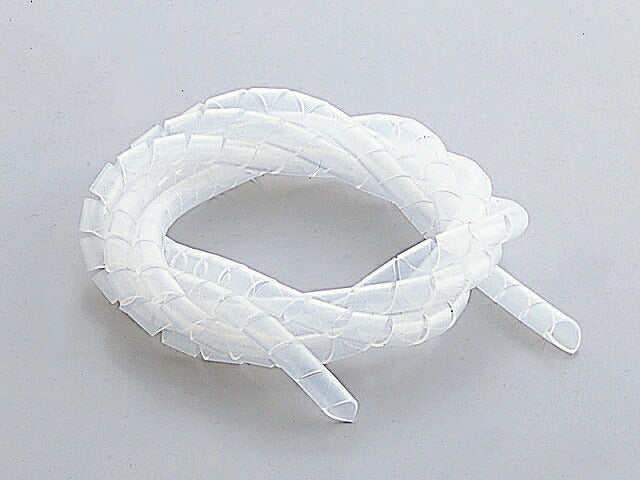 Spiral tube, total length 2.5m, suitable for cable diameter φ5-8mm, milky white