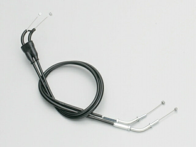 スロットルケーブル W ブラック ZX-12R('04-'06 B3.B4.B6F) 50mmロング