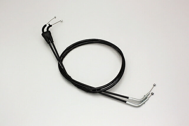 スロットルケーブル W ブラック 250TR('07-'11 FI車) 150mmロング
