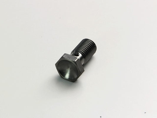 バンジョーボルト シングル ブラック ホンダ.ヤマハ.カワサキ等 シングル用 ネジピッチ P1.25mm