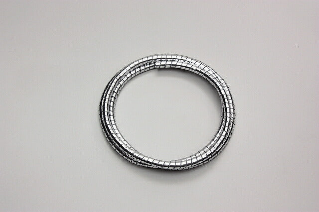 スパイラルチューブ メッキ φ6mm 全長1.5m