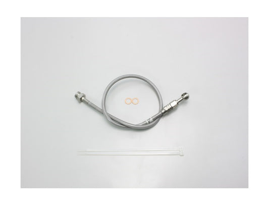 SURE SYSTEM LINE Brake Hose, Full Stainless Steel, J-Type, Length 70cm