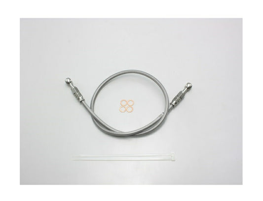 SURE SYSTEM LINE Brake Hose, Full Stainless Steel, L-Type, 50cm Length