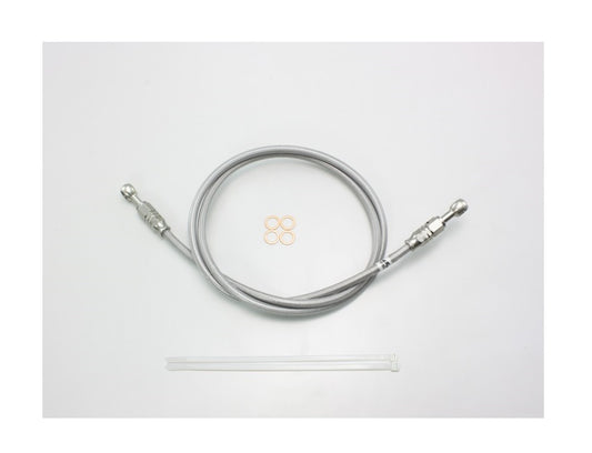 SURE SYSTEM LINE Brake Hose, Full Stainless Steel, L-Type, 145cm Length