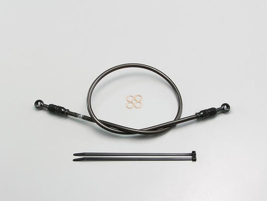 SURE SYSTEM LINE ブレーキホース メッシュ Lタイプ ブラック 長さ165cm フル･ステンレス製