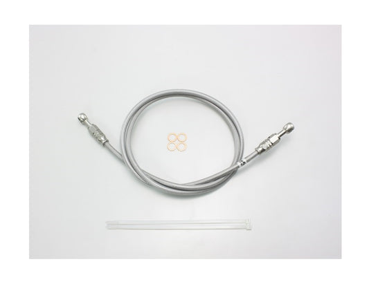 SURE SYSTEM LINE Brake Hose, Full Stainless Steel, L-Type, 170cm Length