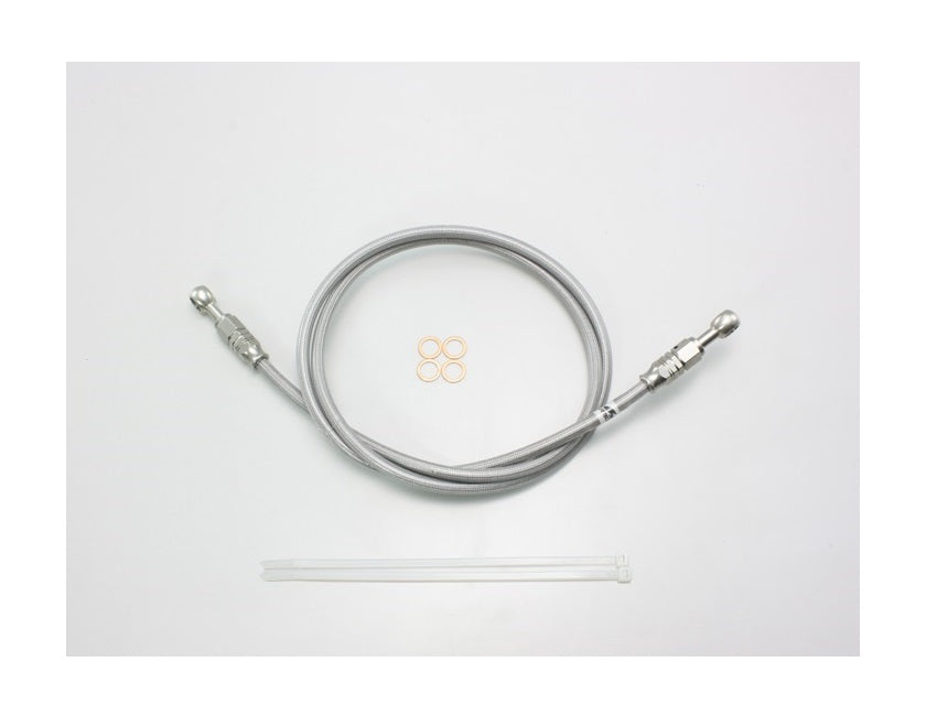 SURE SYSTEM LINE Brake Hose, Full Stainless Steel, L-Type, Length 250 cm