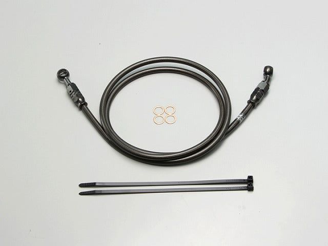 SURE SYSTEM LINE ブレーキホース メッシュ Mタイプ ブラック 長さ110cm フル･ステンレス製