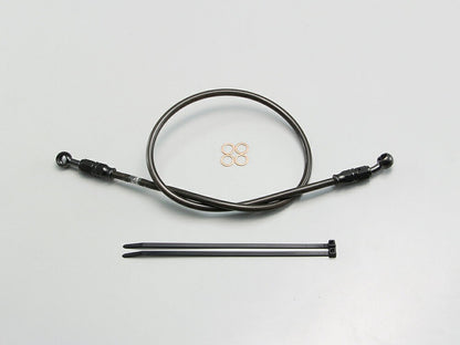 SURE SYSTEM LINE ブレーキホース メッシュ Mタイプ ブラック 長さ165cm フル･ステンレス製