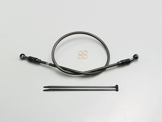 SURE SYSTEM LINE ブレーキホース メッシュ Mタイプ ブラック 長さ165cm フル･ステンレス製
