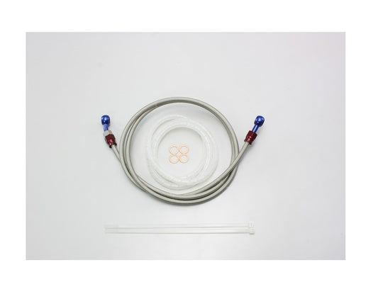 Brake Hose, Adjustable Aluminum Banjo Type, M Type, Length 175cm, Stainless Mesh