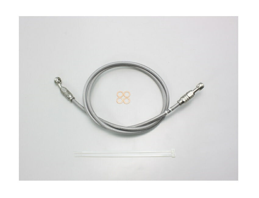 SURE SYSTEM LINE Brake Hose, Full Stainless Steel, M-Type, Length 205cm