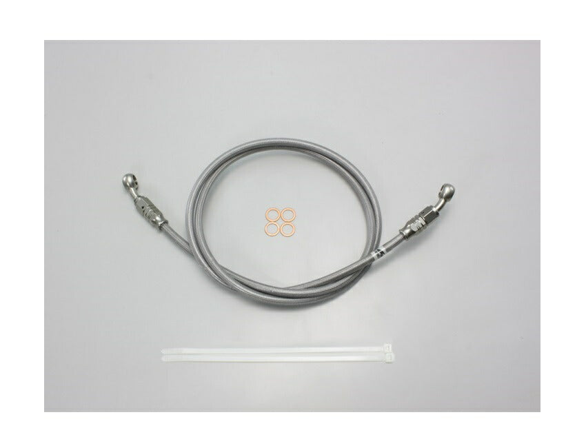 SURE SYSTEM LINE Brake Hose, Full Stainless Steel, P-Type, Length 100cm
